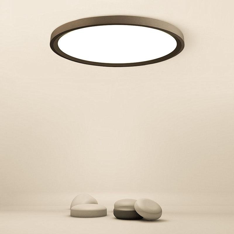 Nordic Industrial Black Flush Mount Kitchen Ceiling Light