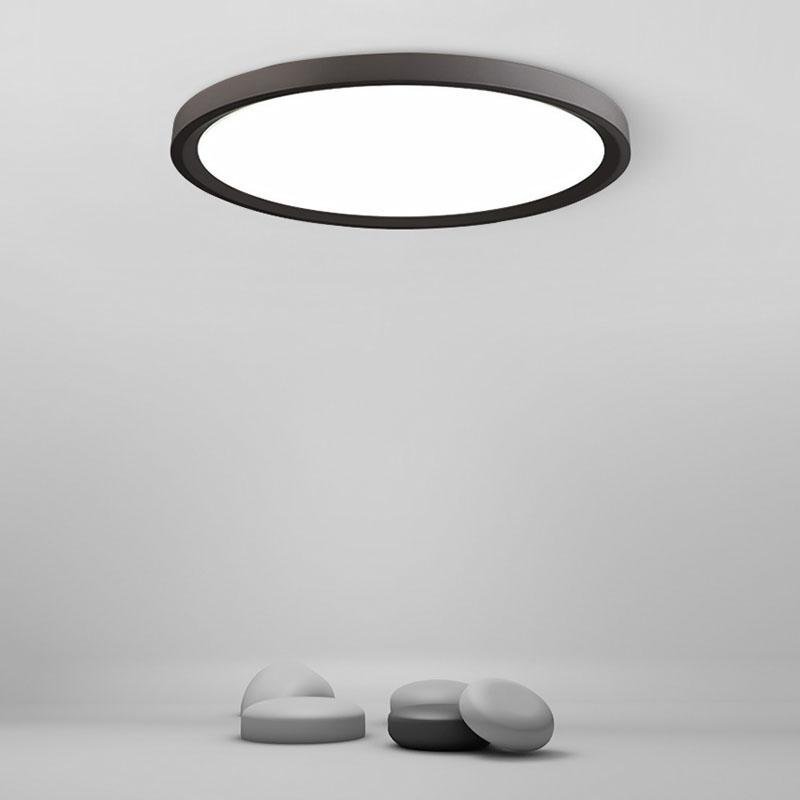 Nordic Industrial Black Flush Mount Kitchen Ceiling Light