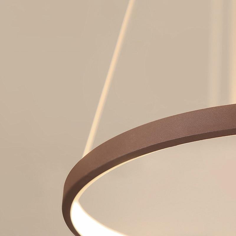 Circle Linear Modern Chandelier Pendant