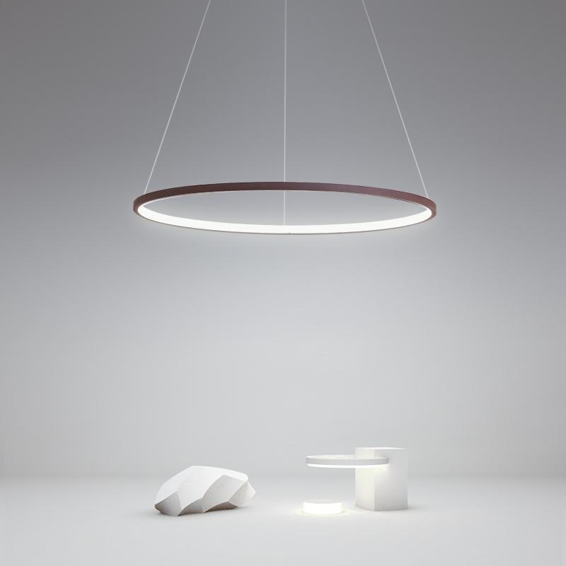 Circle Linear Modern Chandelier Pendant