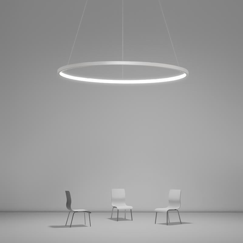 Circle Linear Modern Chandelier Pendant