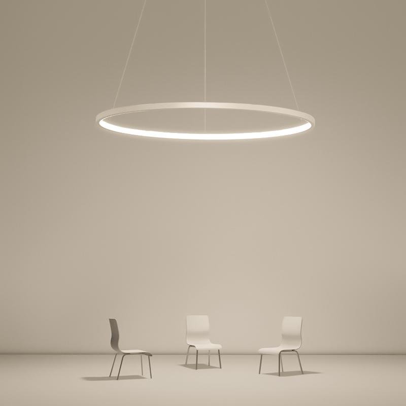 Circle Linear Modern Chandelier Pendant