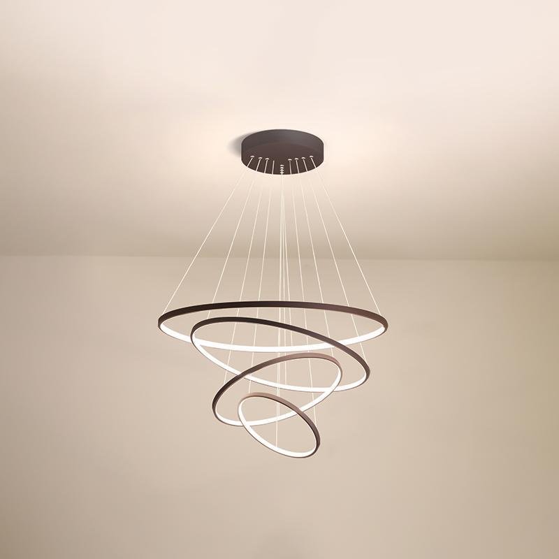 Hanging Dining Room Chandelier Modern Chandelier with Remote Control-Lighom