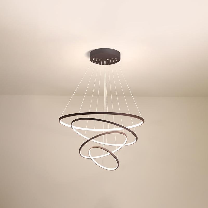 Hanging Dining Room Chandelier Modern Chandelier with Remote Control-Lighom