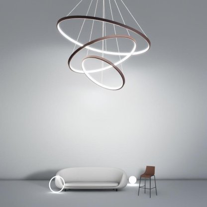Hanging Dining Room Chandelier Modern Chandelier with Remote Control-Lighom