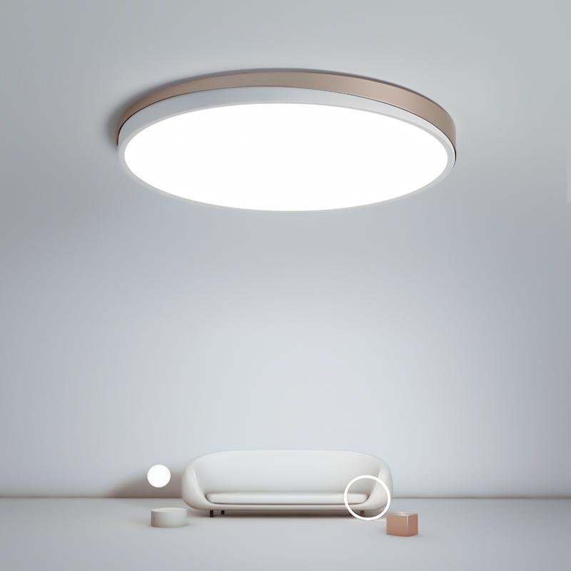 Circle Modern Flush Mount Kitchen Dining Ceiling Light