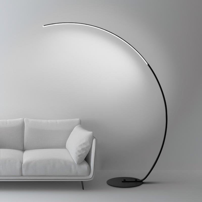 Strip LED Arc Floor Lamps-Lighom