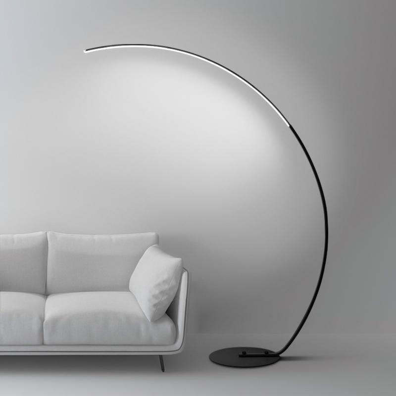Strip LED Arc Floor Lamps-Lighom