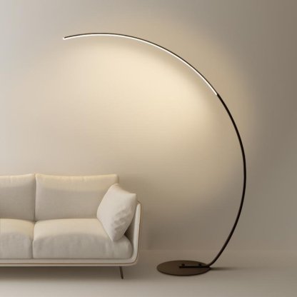 Strip LED Arc Floor Lamps-Lighom