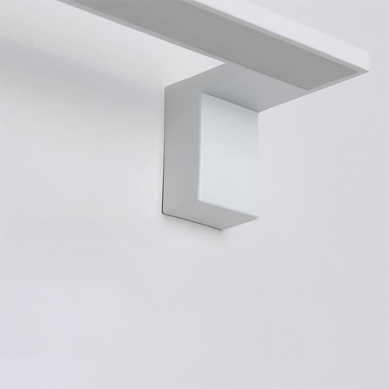 Modern LED L Shaped Black White Wall Sconce-Lighom
