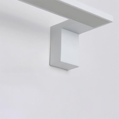 Modern LED L Shaped Black White Wall Sconce-Lighom