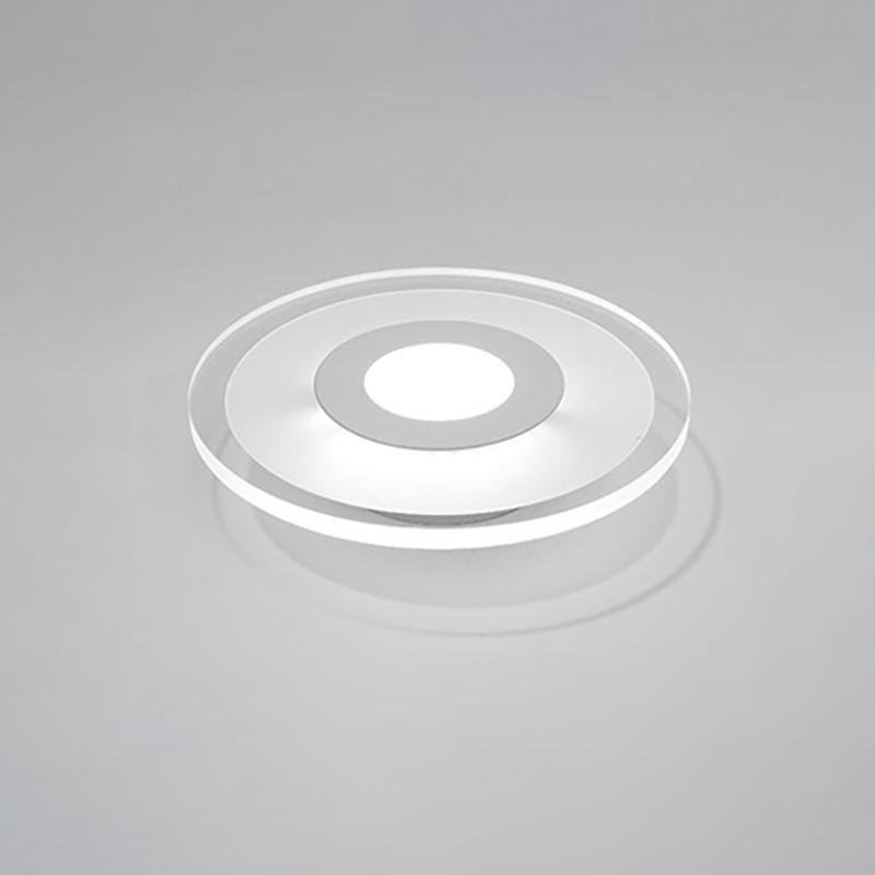 Modern Flush Mount Light Concentric Circle Flower Shaped Light-Lighom