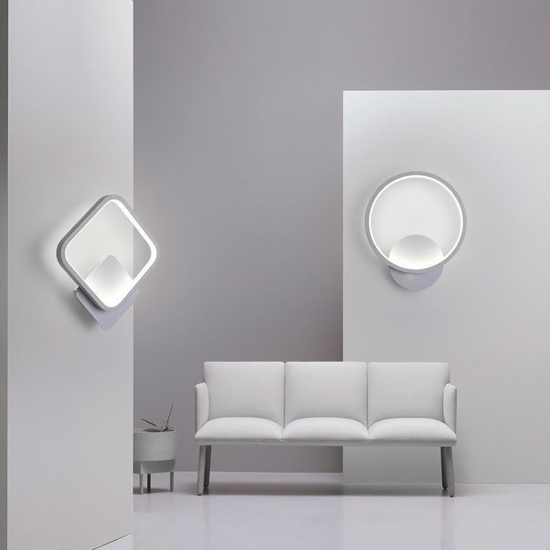 Square Soft Warm Modern Nordic Square Style LED Wall Sconce-Lighom