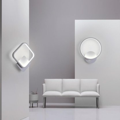 Square Soft Warm Modern Nordic Square Style LED Wall Sconce-Lighom
