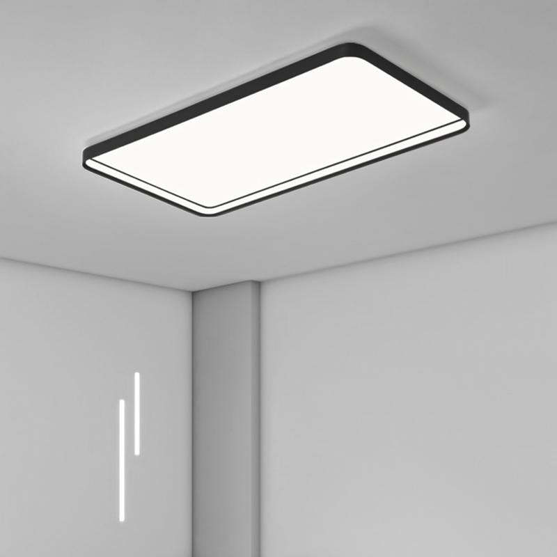 35'' Rectangular LED Modern Flush Mount Lighting for Living Room-Lighom