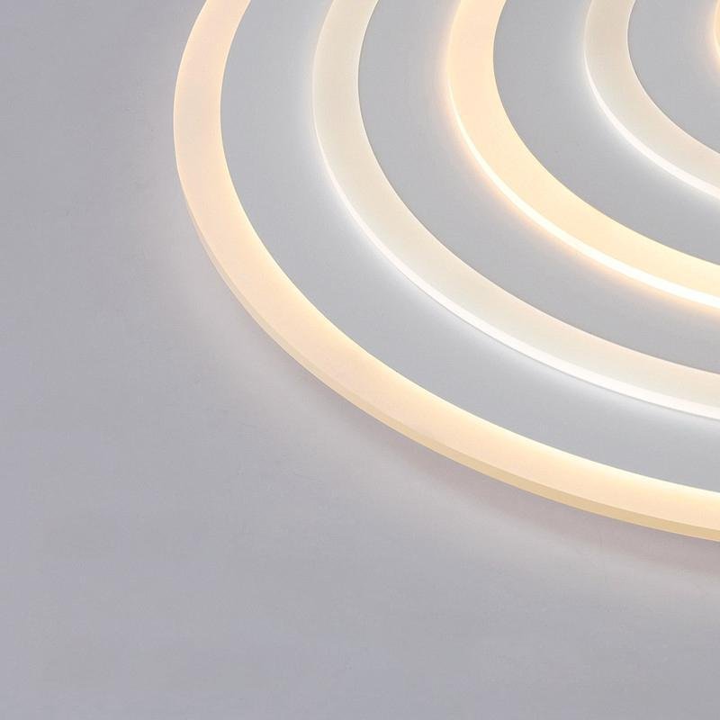 Concentric Circles Modern Flush Mount Light Dimmable LED Ceiling Lights-Lighom