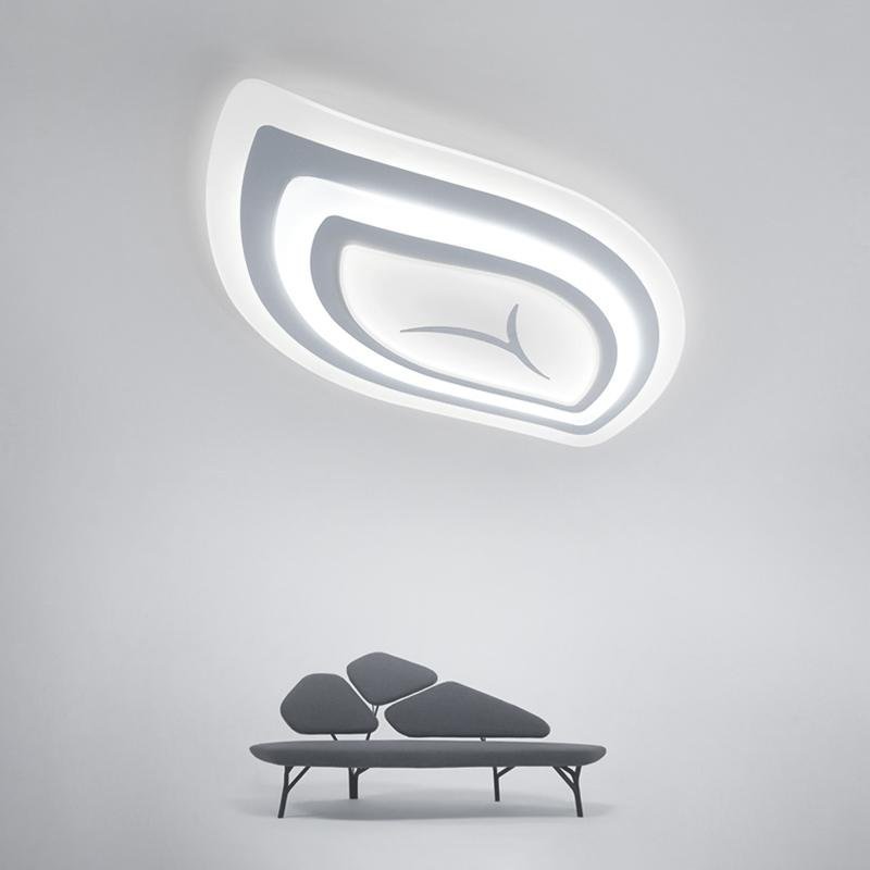 Leaf Modern Flush Mount Remote Light