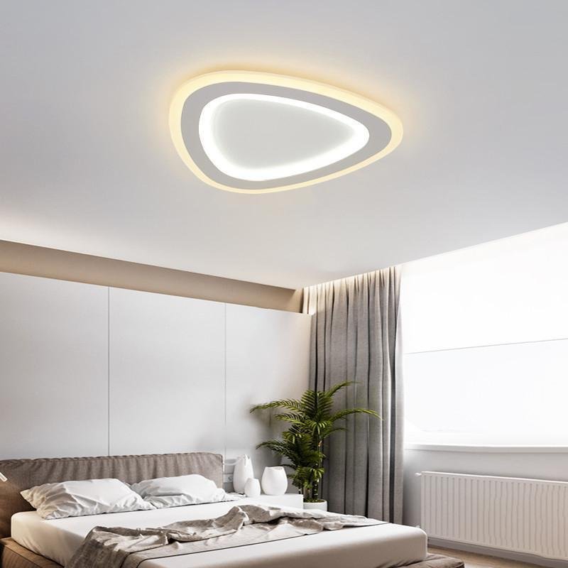 Triangle Shaped Modern Flush Mount Lights LED Ceiling Light-Lighom