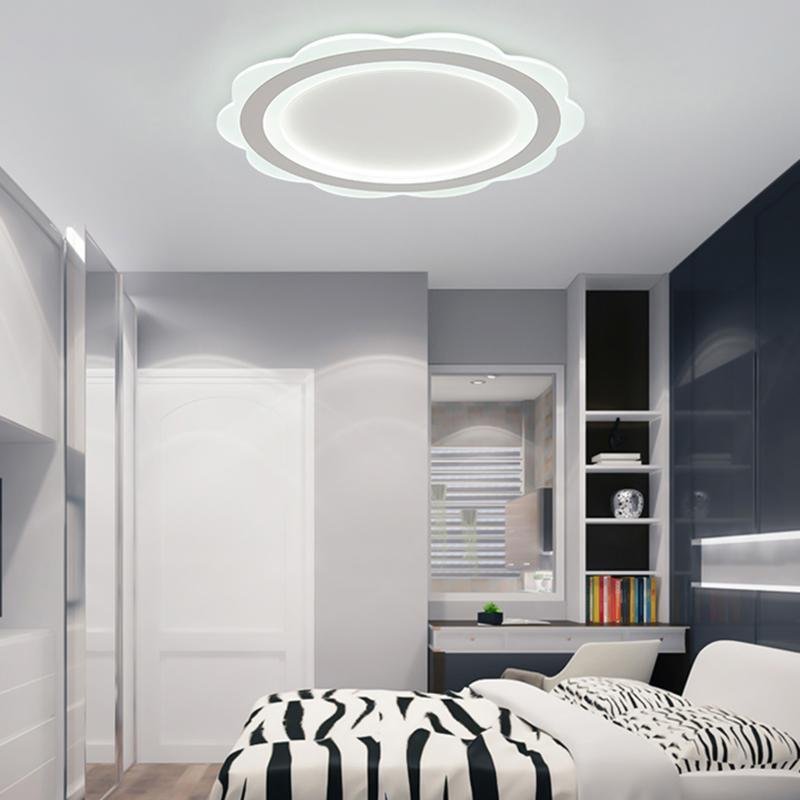 Ultrathin Roundness Flush Mount LED Lights Ceiling Light-Lighom