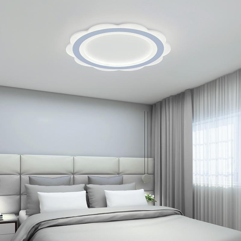 Ultrathin Roundness Flush Mount LED Lights Ceiling Light-Lighom
