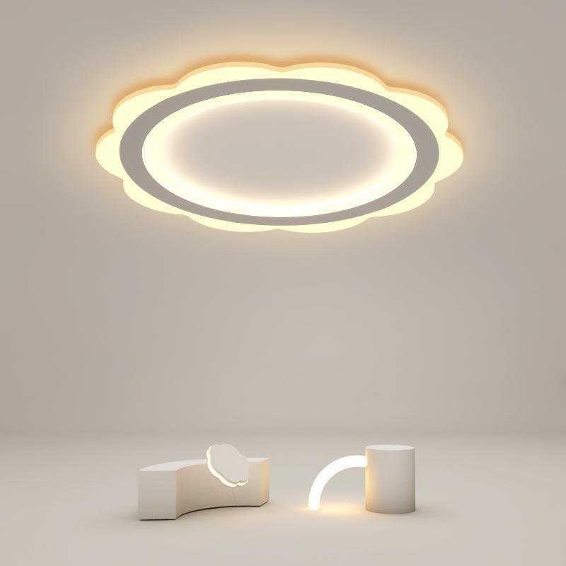 Ultrathin Roundness Flush Mount LED Lights Ceiling Light-Lighom
