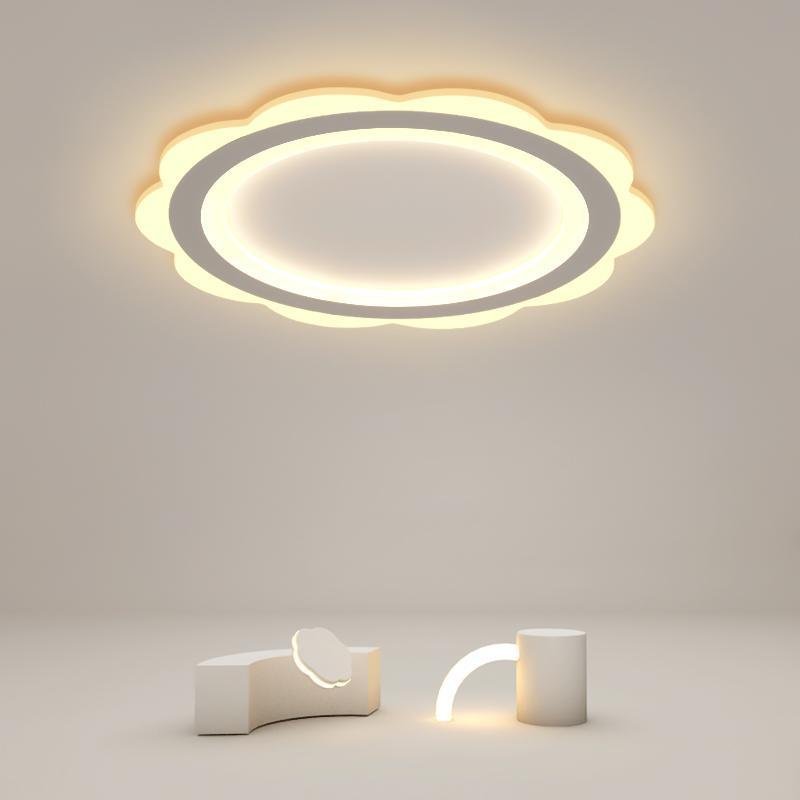 Ultrathin Roundness Flush Mount LED Lights Ceiling Light-Lighom