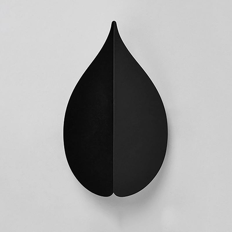 Soft Warm White Modern Leaf Shaped Wall Sconces-Lighom