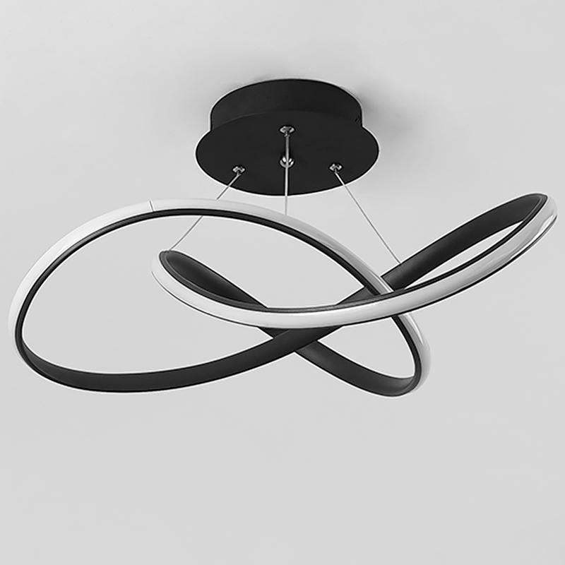 20'' LED Ribbon Modern Flush Mount Ceiling Lights for Living Room-Lighom