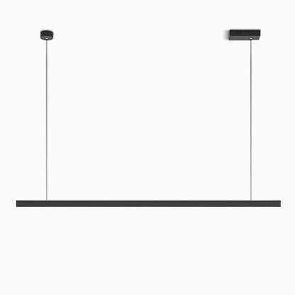 Modern Linear Farmhouse Black Chandelier-Lighom