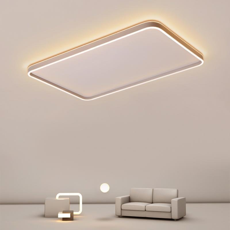 Rectangular Flush Mount Kitchen Dining Ceiling Light