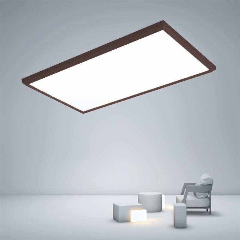 Brown Portrait Flush Mount Kitchen Dining Ceiling Light