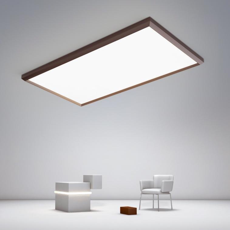 Brown Portrait Flush Mount Kitchen Dining Ceiling Light