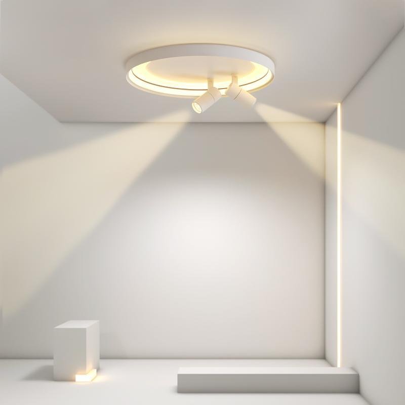 Industrial Flush Mount Kitchen Dining Ceiling — Warm White / 16''