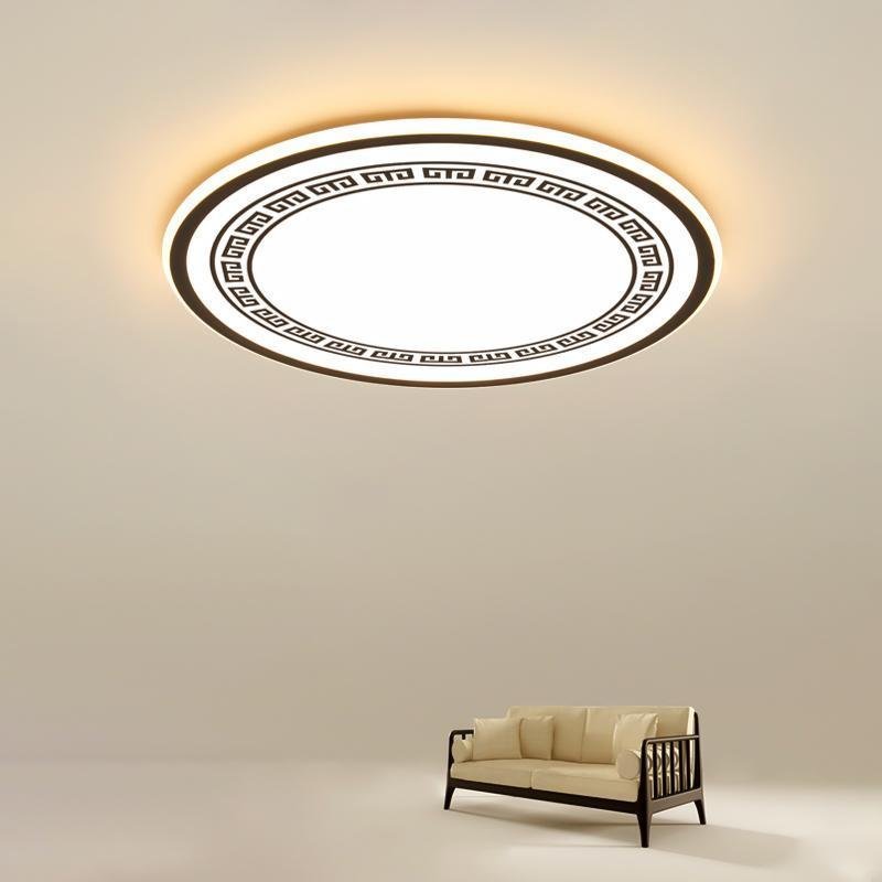 Eastern Round Flush Mount Kitchen Lighting Dining Room Lighting Ceiling Light-Lighom