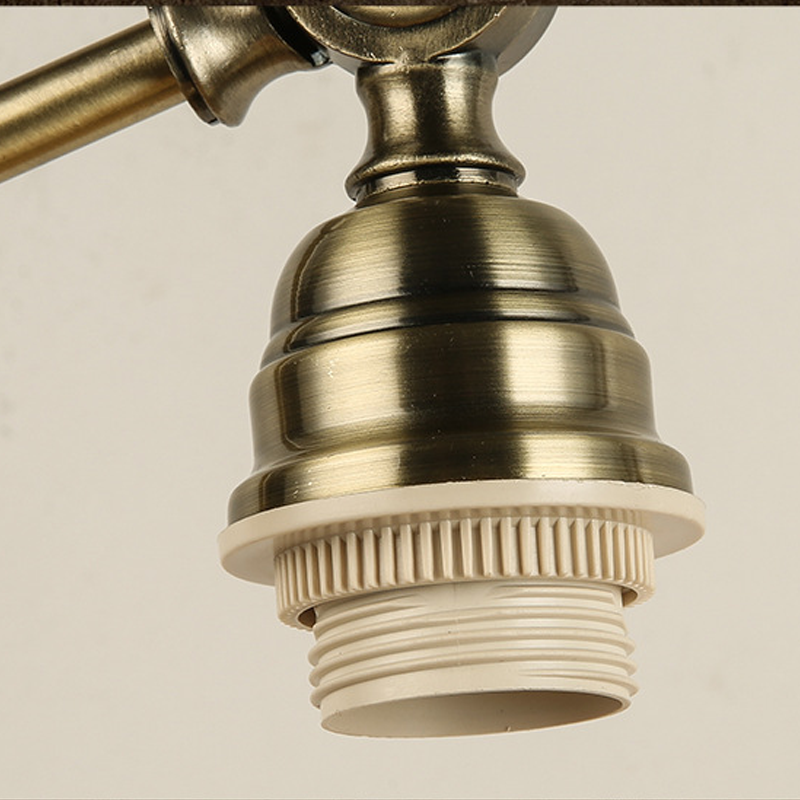 20'' Antique Metallic LED Desk Lamp with Adjustable Gooseneck for Task Lighting-Lighom