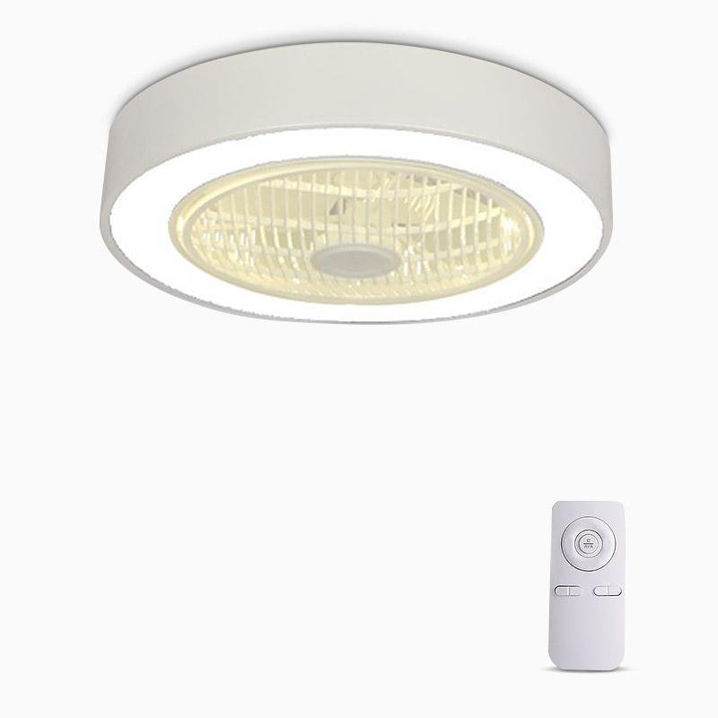 Compact Round Iron Modern Bladeless Fan