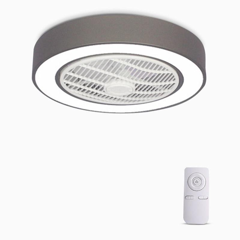 Compact Round Iron Modern Bladeless Fan