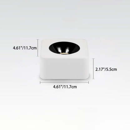 Minimalist Square Aluminum LED Spotlight Flush Ceiling Light