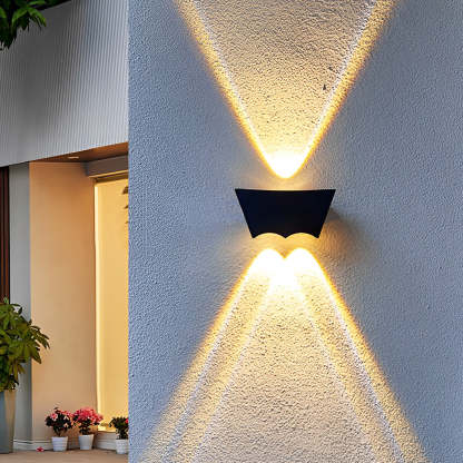Creative Up and Down Lighting LED Waterproof Black Wall Washer Lights-Lighom