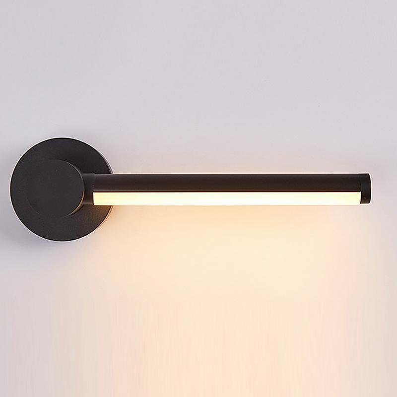 Rectangular Shaped Thin Long Style Wall Sconces with Aluminum Acrylic Design-Lighom