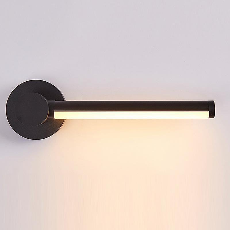 Rectangular Shaped Thin Long Style Wall Sconces with Aluminum Acrylic Design-Lighom