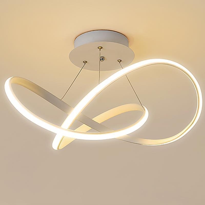 20'' LED Ribbon Modern Flush Mount Ceiling Lights for Living Room-Lighom
