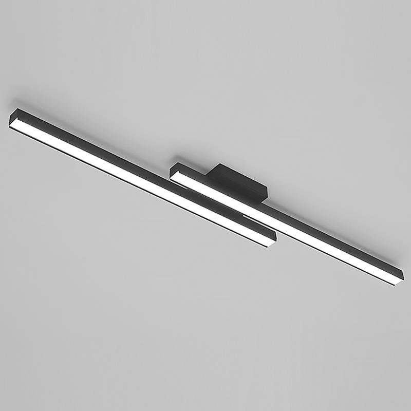 35'' Modern LED Rectangular Shaped Flush Mount Kitchen Lighting Ceiling Light-Lighom