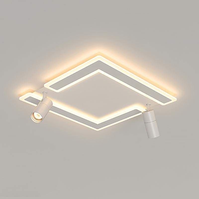 Square Dimmable Modern Flush Mount