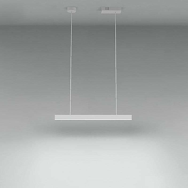 Modern Linear Farmhouse Black Chandelier-Lighom