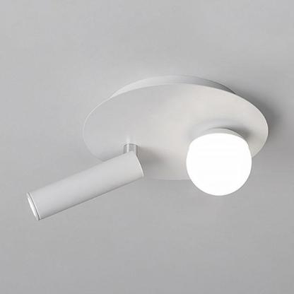 8'' Round Small Flush Mount Light with LED Bulb and Spotlight-Lighom