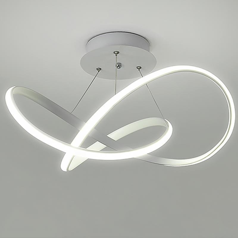 20'' LED Ribbon Modern Flush Mount Ceiling Lights for Living Room-Lighom