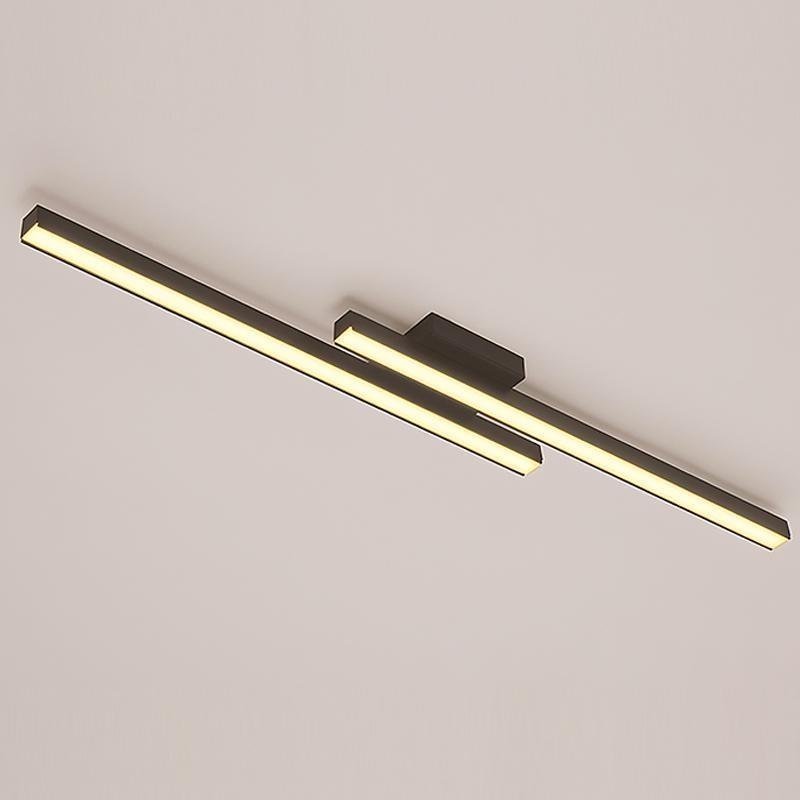 35'' Modern LED Rectangular Shaped Flush Mount Kitchen Lighting Ceiling Light-Lighom