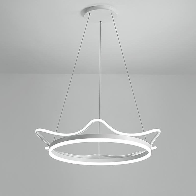Imperial Crown Modern Dimmable Remote Chandelier