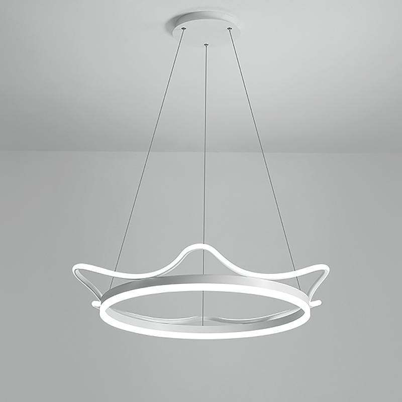 Imperial Crown Modern Dimmable Remote Chandelier